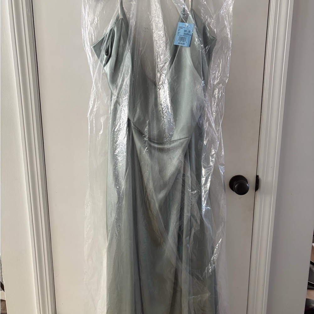 Elegant Sage Green Gown